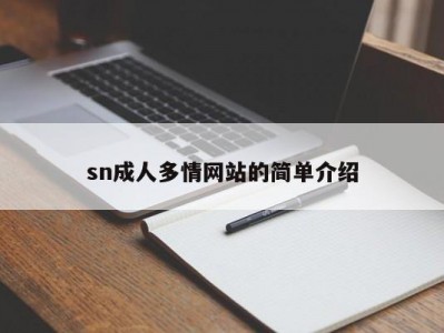 sn成人多情网站的简单介绍