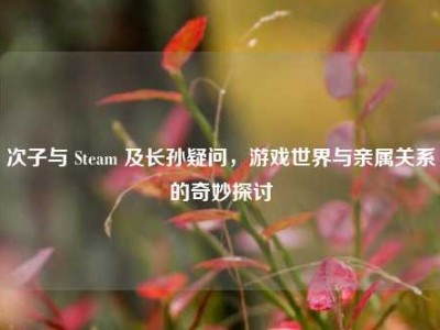 次子与 Steam 及长孙疑问，游戏世界与亲属关系的奇妙探讨