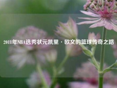 2011年NBA选秀状元凯里·欧文的篮球传奇之路
