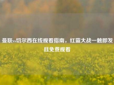 曼联vs切尔西在线观看指南，红蓝大战一触即发且免费观看