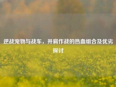 逆战宠物与战车，并肩作战的热血组合及优劣探讨