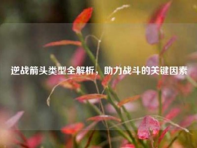 逆战箭头类型全解析，助力战斗的关键因素