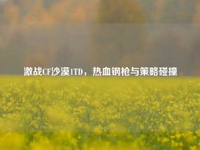 激战CF沙漠1TD，热血钢枪与策略碰撞