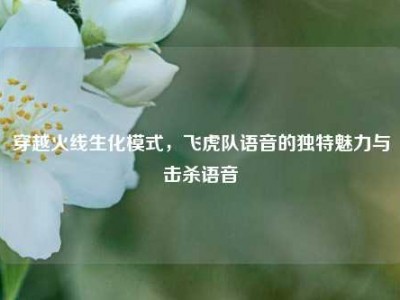 穿越火线生化模式，飞虎队语音的独特魅力与击杀语音
