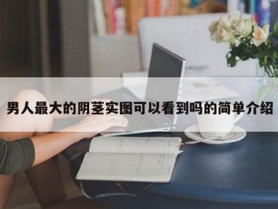 男人最大的阴茎实图可以看到吗的简单介绍