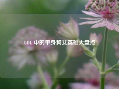 LOL 中的单身狗女英雄大盘点