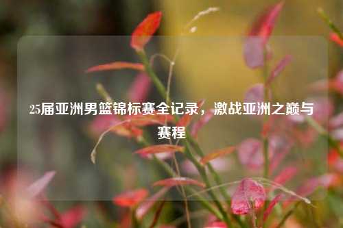 25届亚洲男篮锦标赛全记录，激战亚洲之巅与赛程